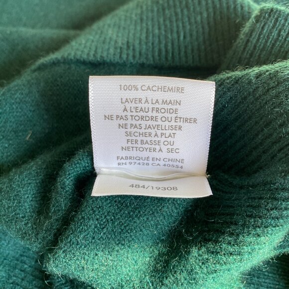 NWT White + Warren Cashmere Core V Neck Pullover Sweater - S - Picture 6 of 7